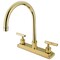 Kingston Brass KS8792CMLLS Manhattan Centerset Kitchen Faucet, Polished Brass KS8792CMLLS - alternate 1